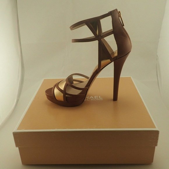 NIB MICHAEL KORS MK 40R5JANS4L JAIDA HEELS - Picture 2 of 8